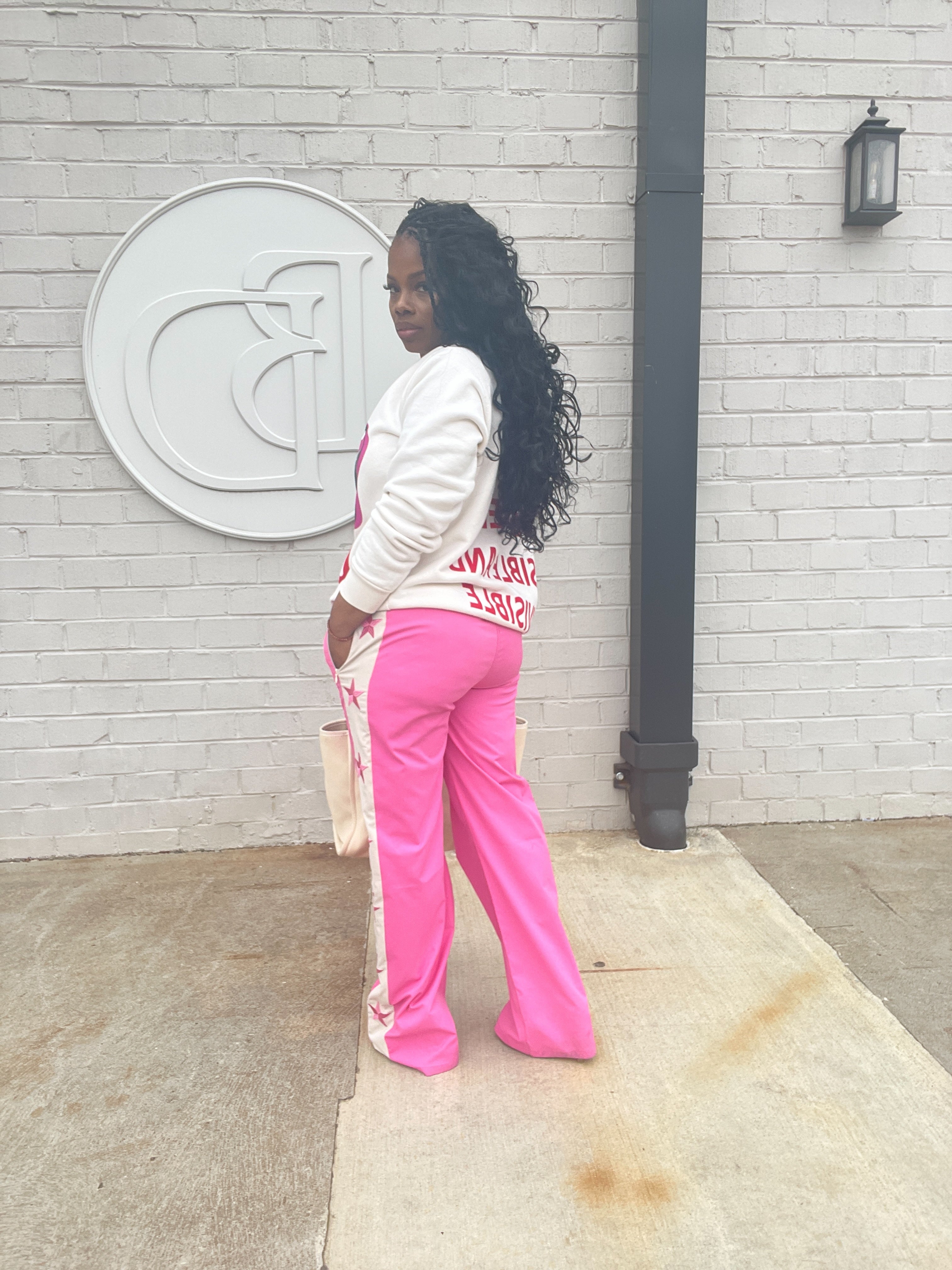 Golden Star Detailed Pants