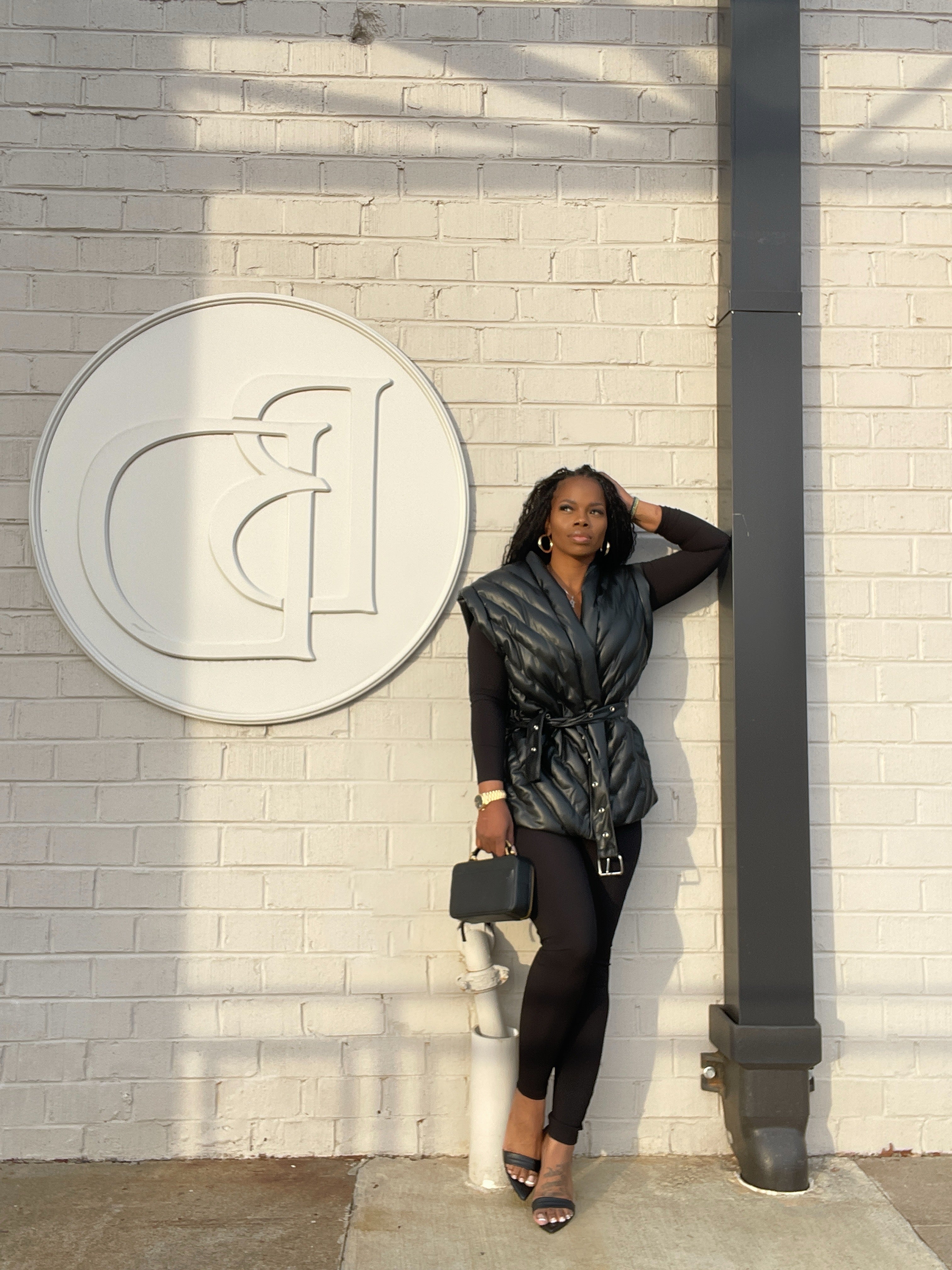 Chevron  Quilted Vest