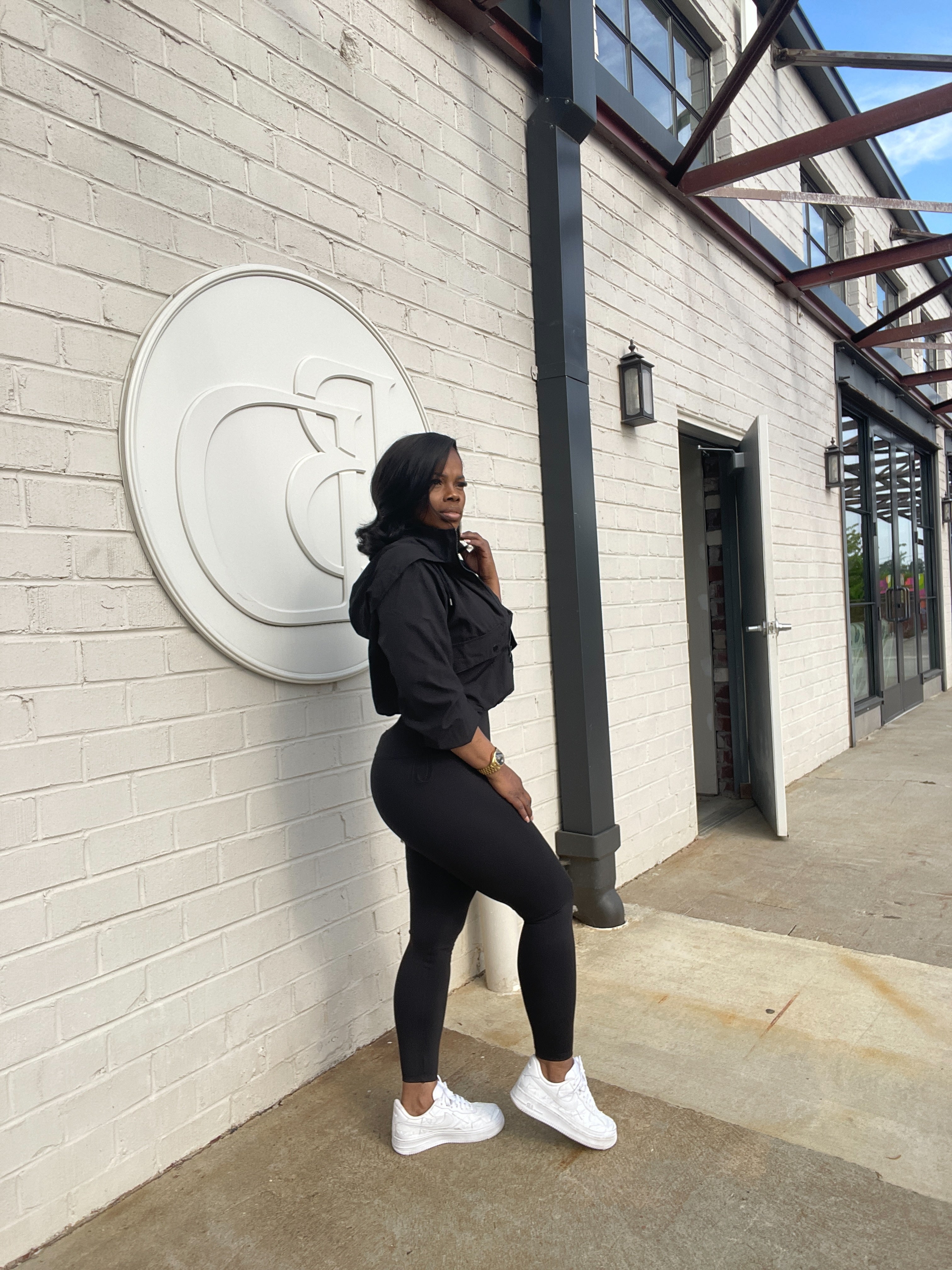 Slay Essential Windbreaker Leggings Set