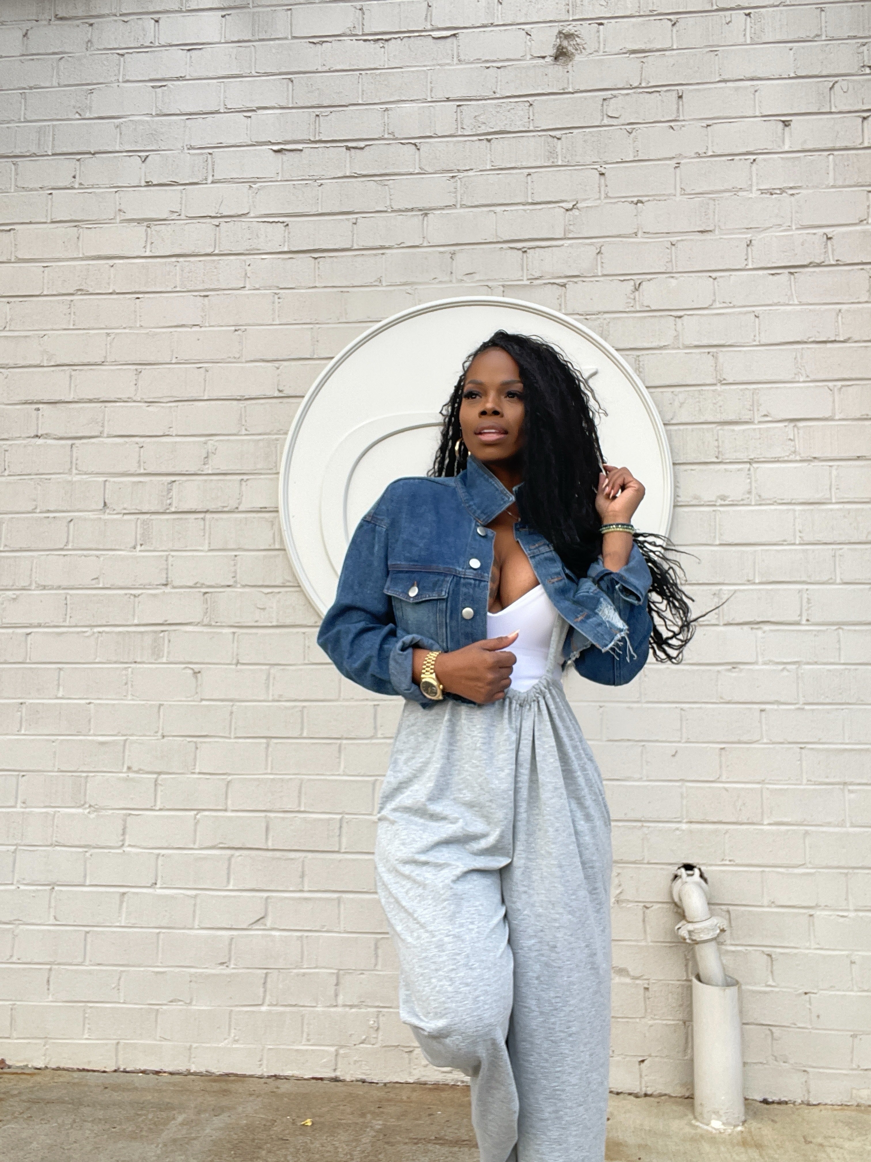 Cropped Denim jacket