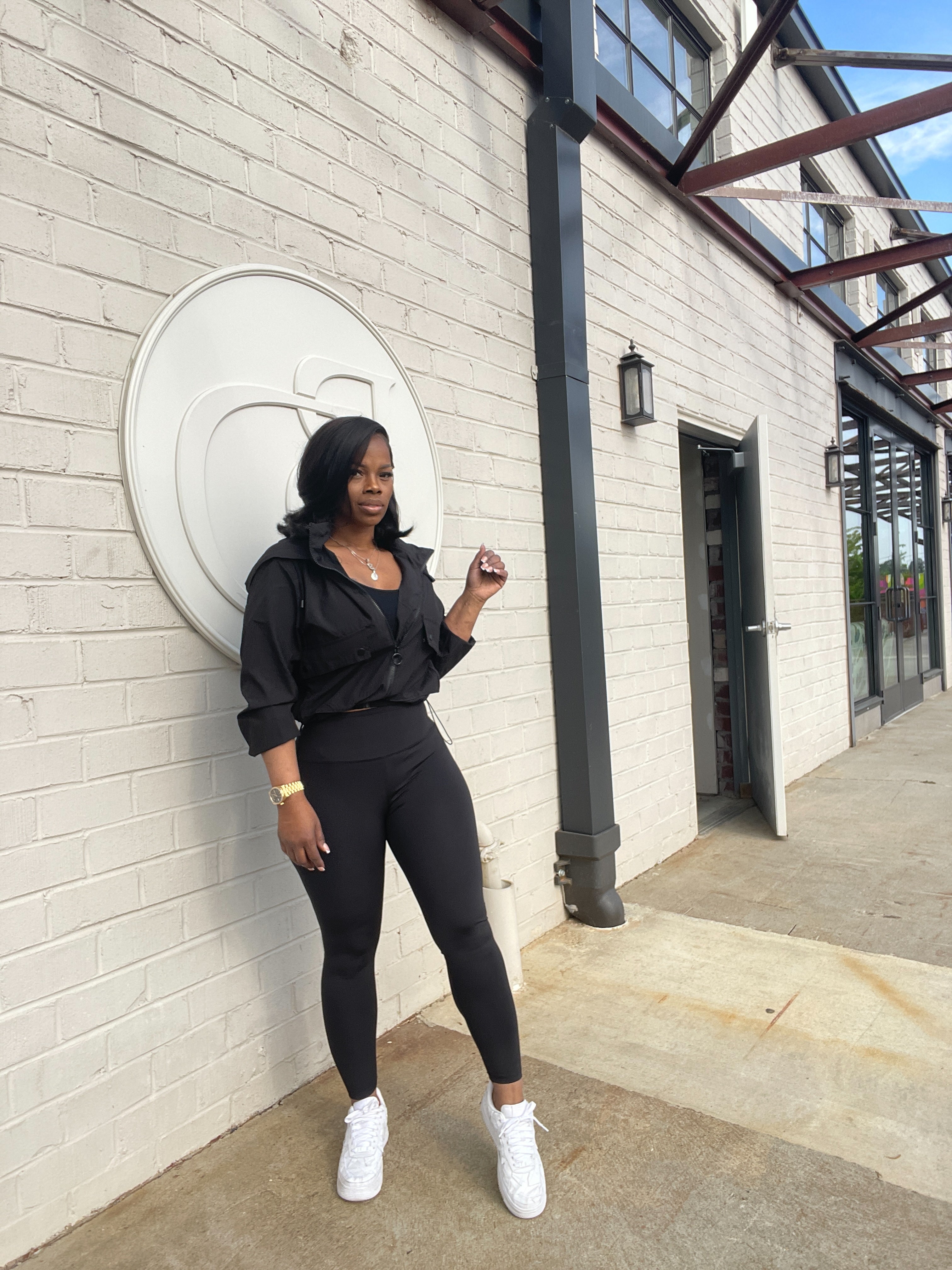 Slay Essential Windbreaker Leggings Set