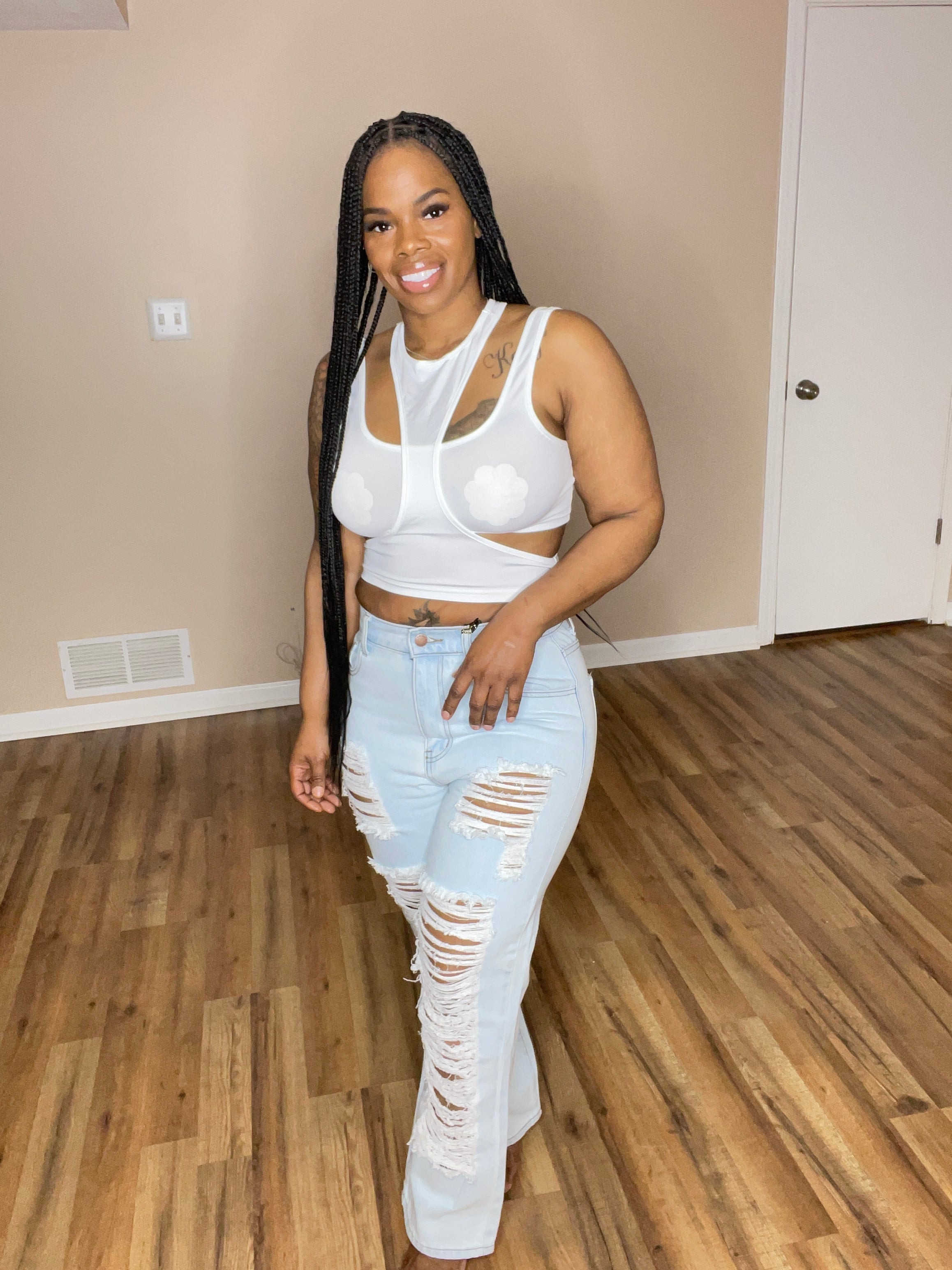 Light distressed Jeans