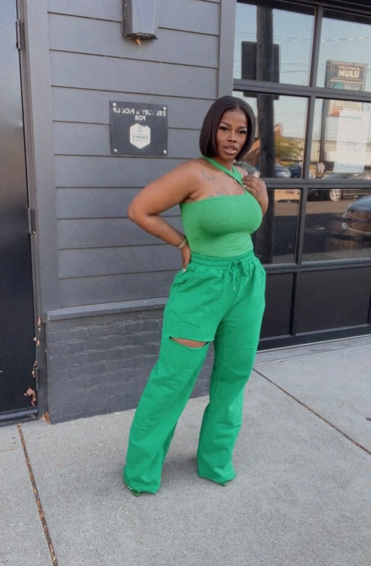 Wide Leg Sweat Pants