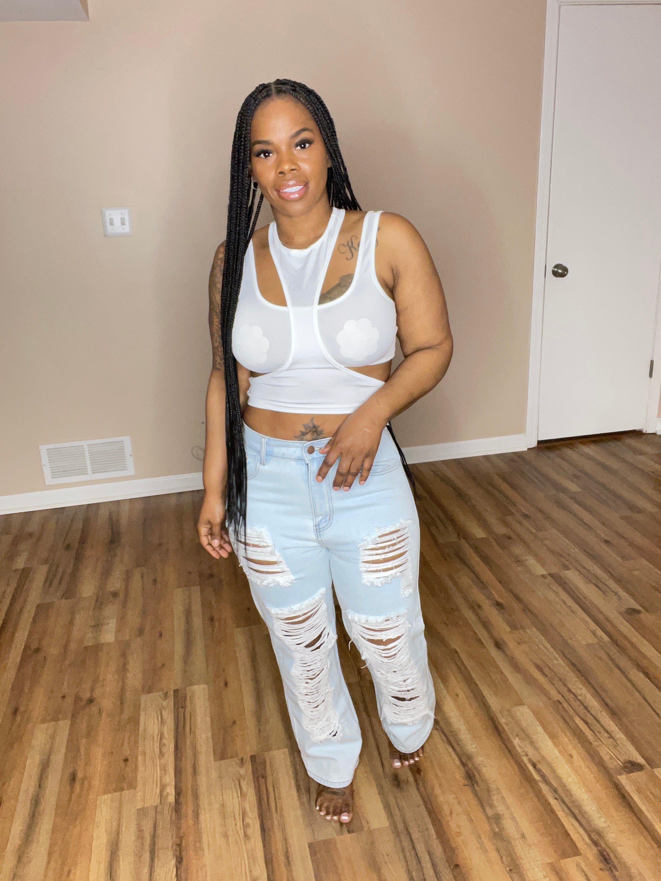 Light distressed Jeans