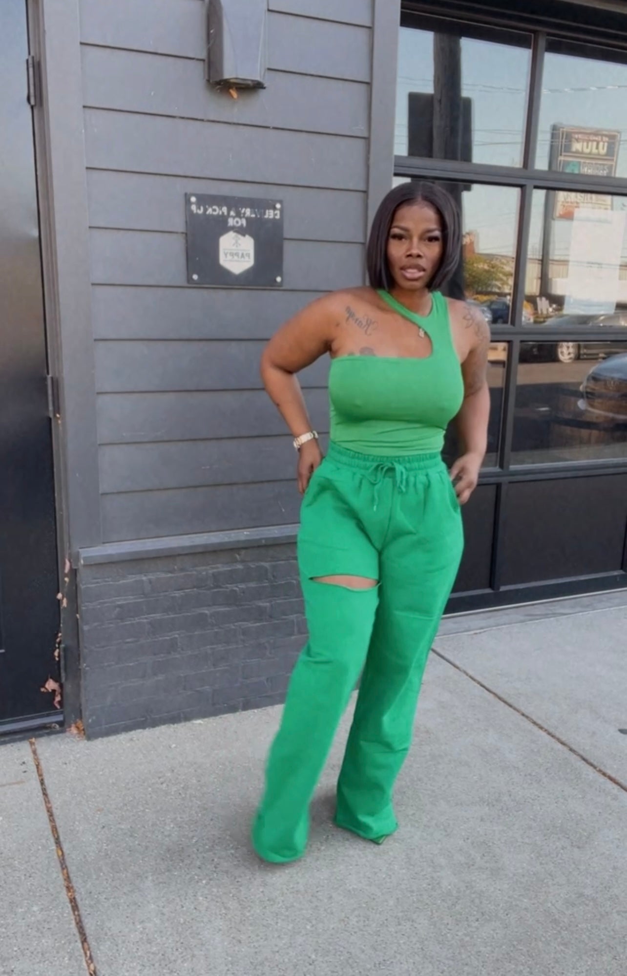 Wide Leg Sweat Pants